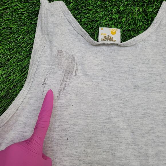 Vintage Virginia-Beach Polo Club Tank-Top Medium 19x26 Gray - Picture 5 of 15